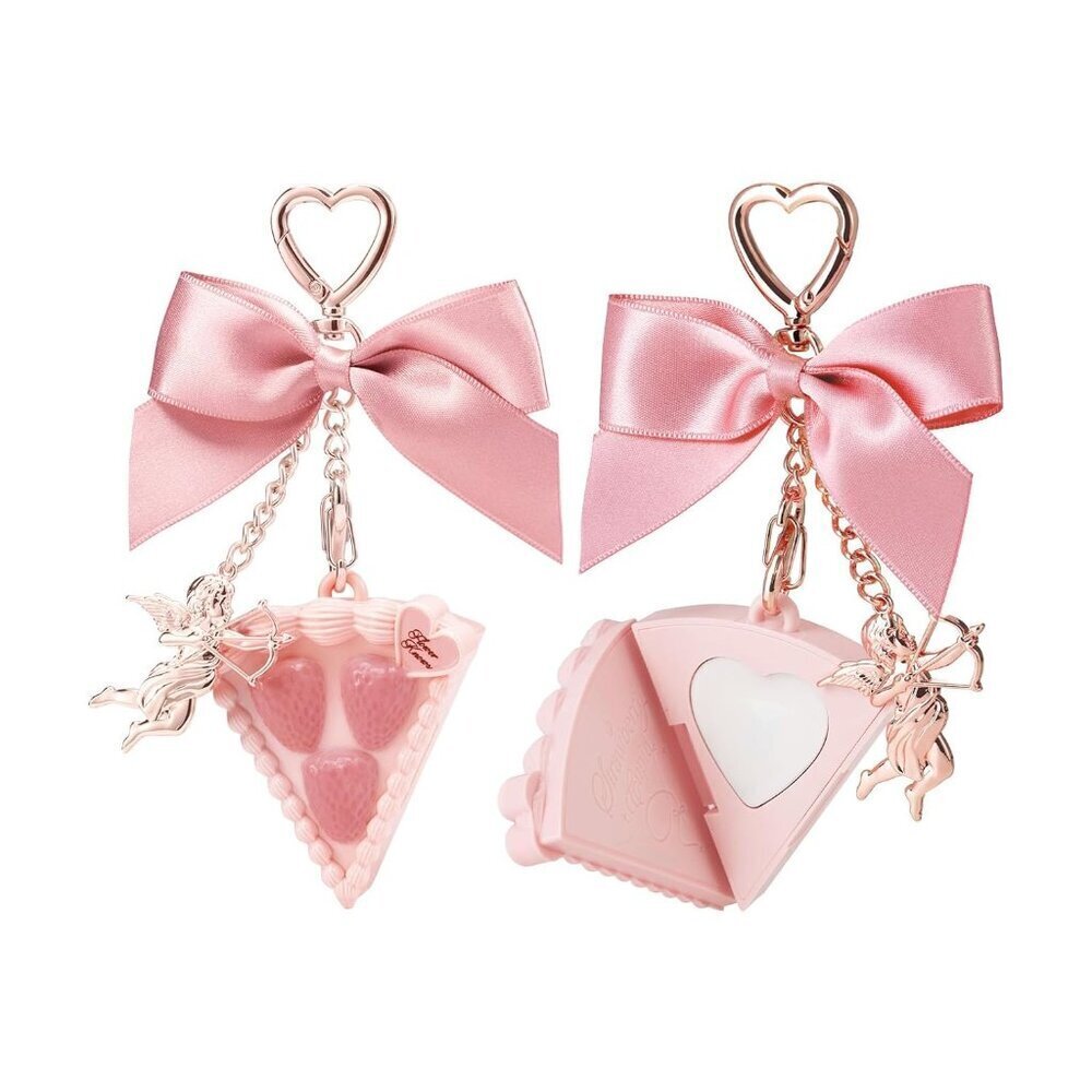 Solid Perfume and Bag Charm Pink Strawberry Cake 2-in-1 Travel Fragrance